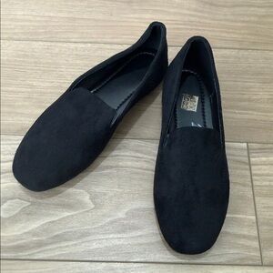 Black Suede Women's Flats